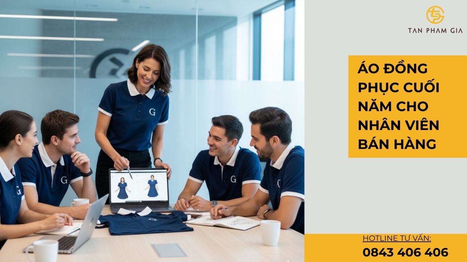 Áo Đồng Phục Cuối Năm Cho Nhân Viên Bán Hàng