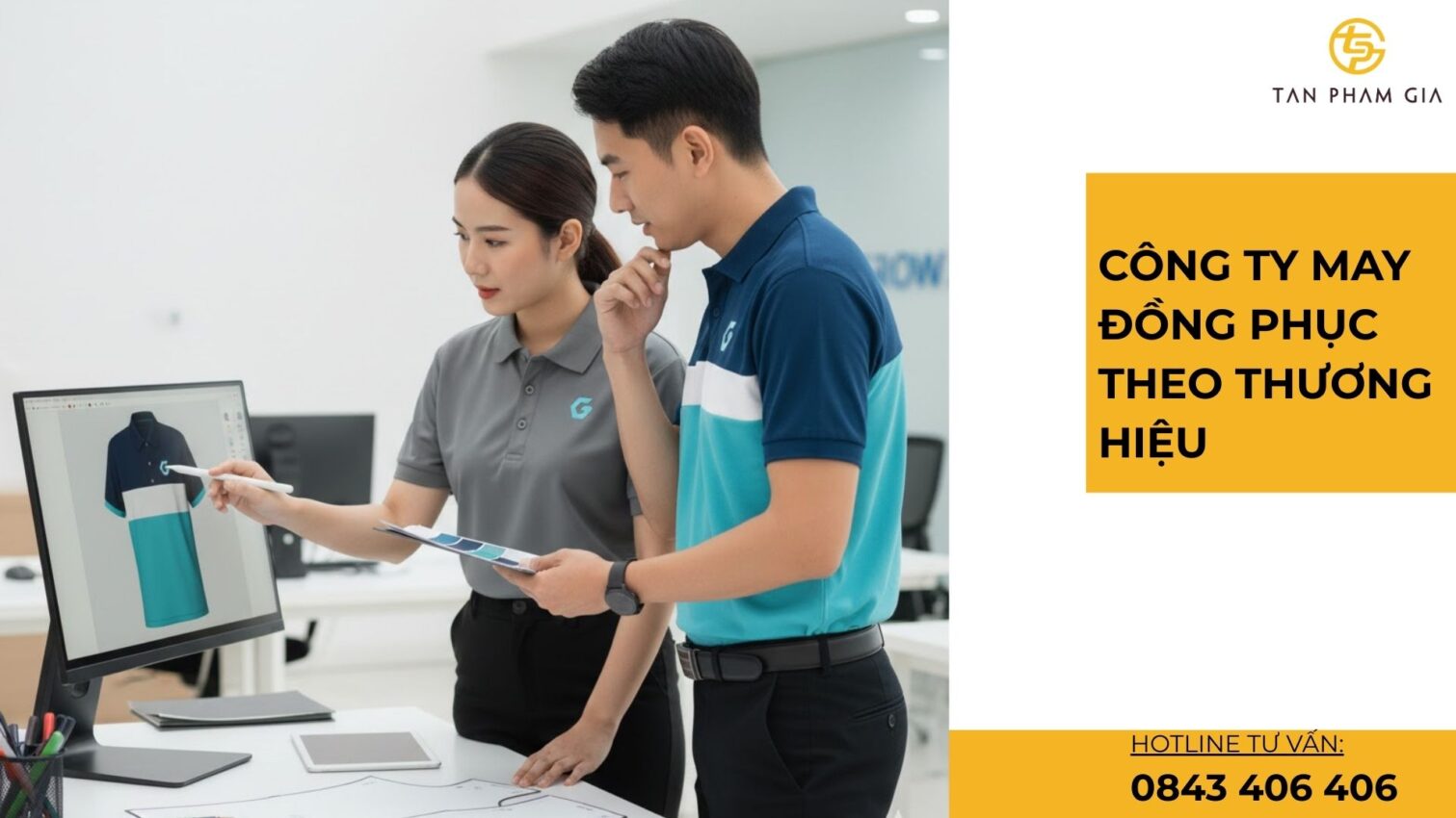 Công ty may đồng phục theo thương hiệu