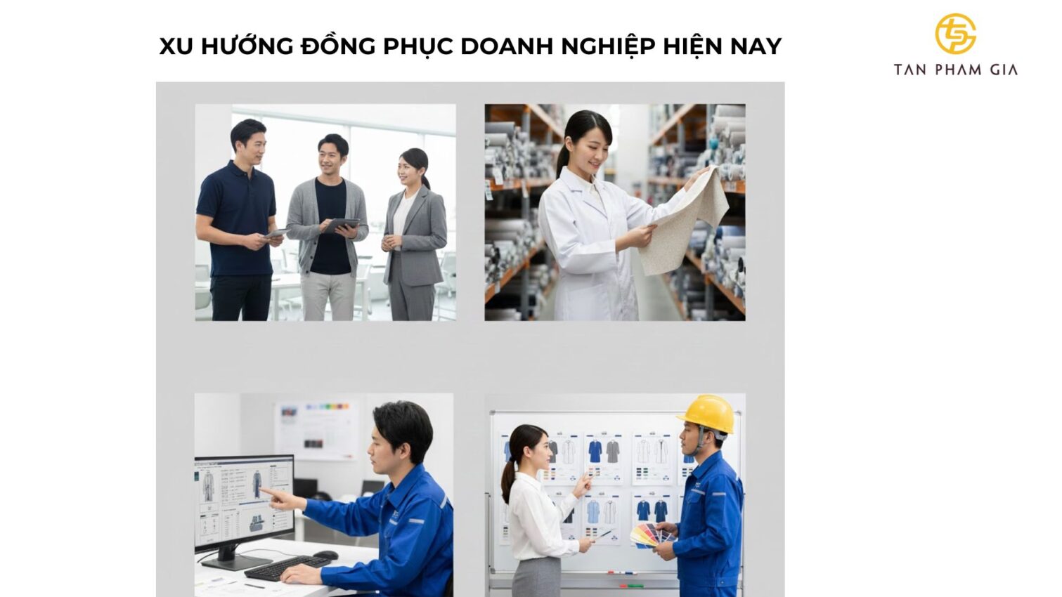 Xưởng May Đồng Phục Theo Bộ Nhận Diện