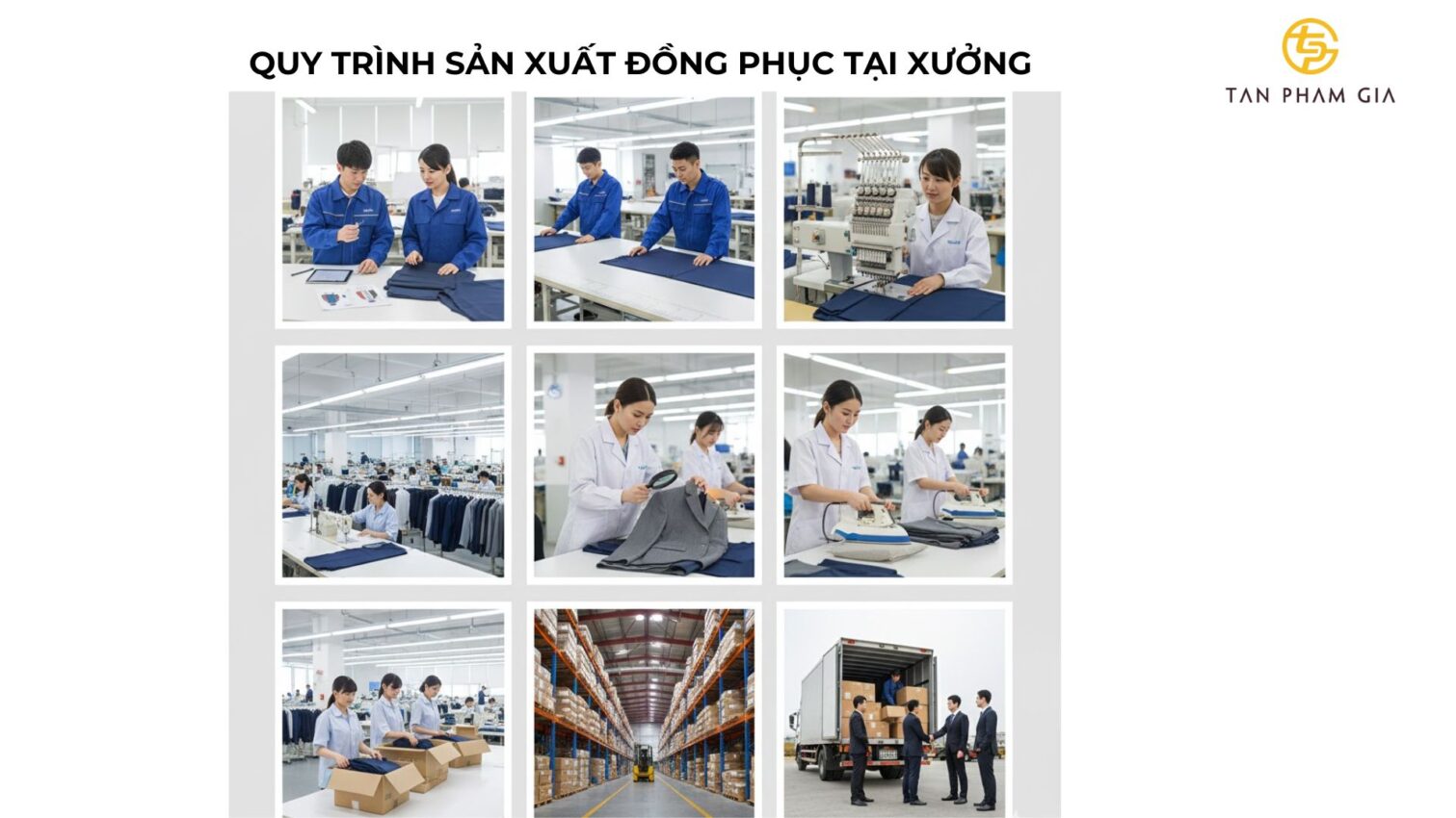 Xưởng May Đồng Phục Nam Nữ