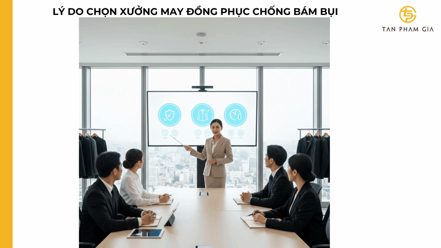 Xưởng May Đồng Phục Chống Bám Bụi