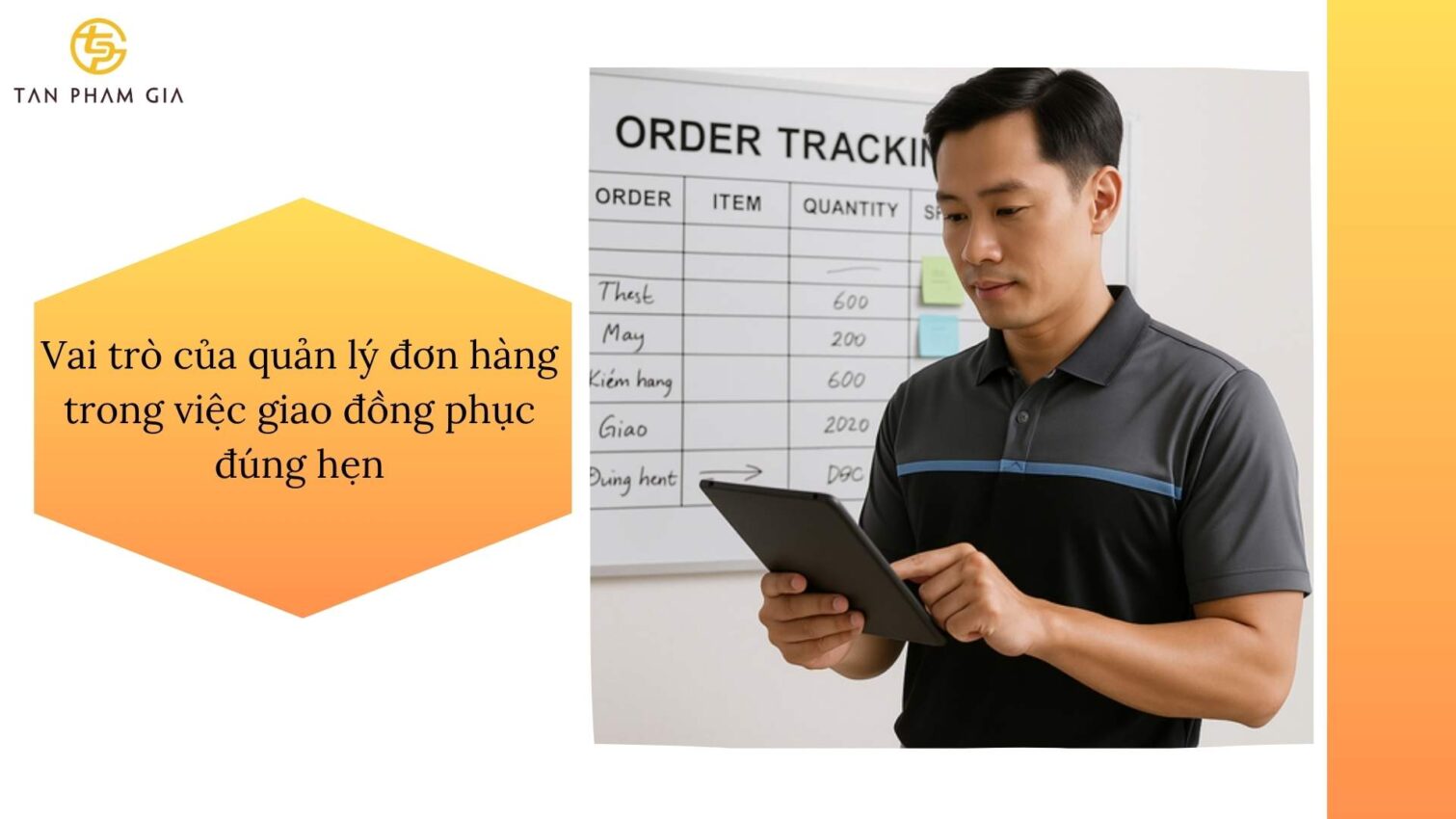 Công ty may đồng phục giao hàng đúng hẹn