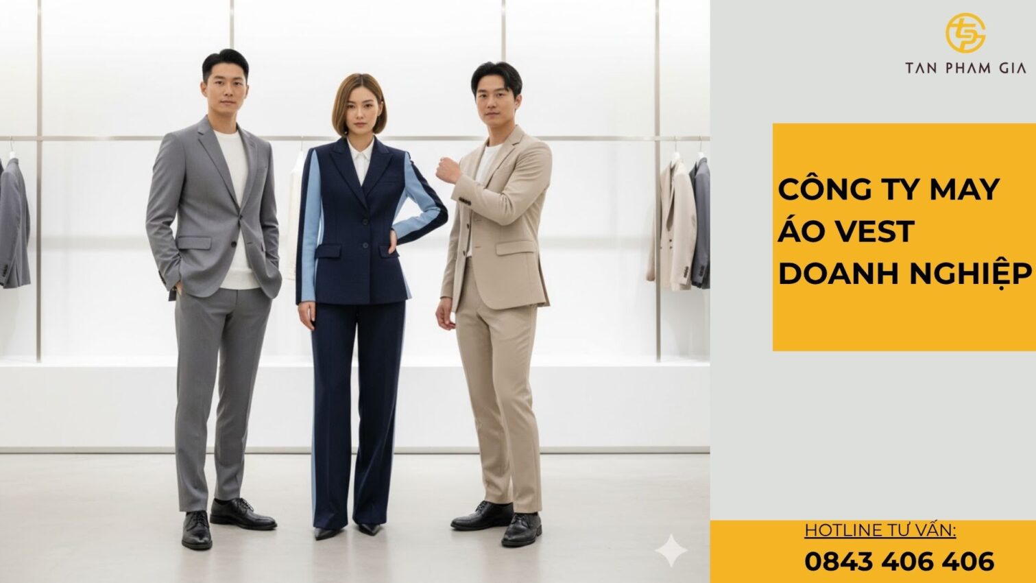 Công ty may áo vest doanh nghiệp