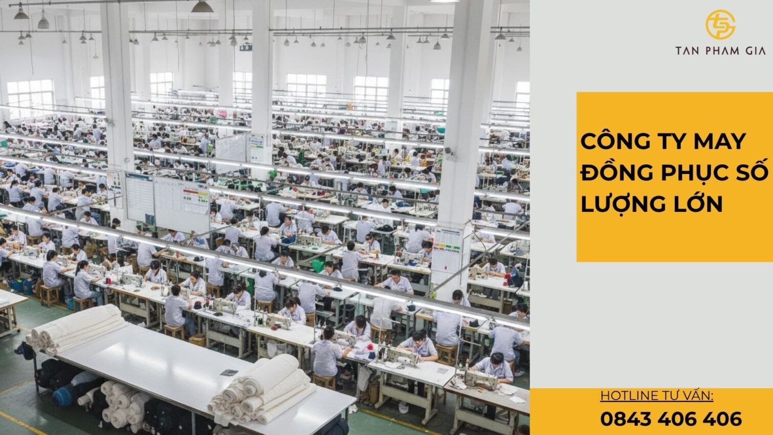 Công ty may đồng phục số lượng lớn