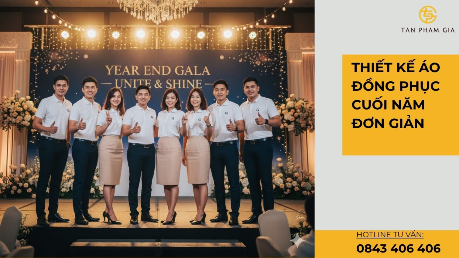 Thiết Kế Áo Đồng Phục Cuối Năm Đơn Giản