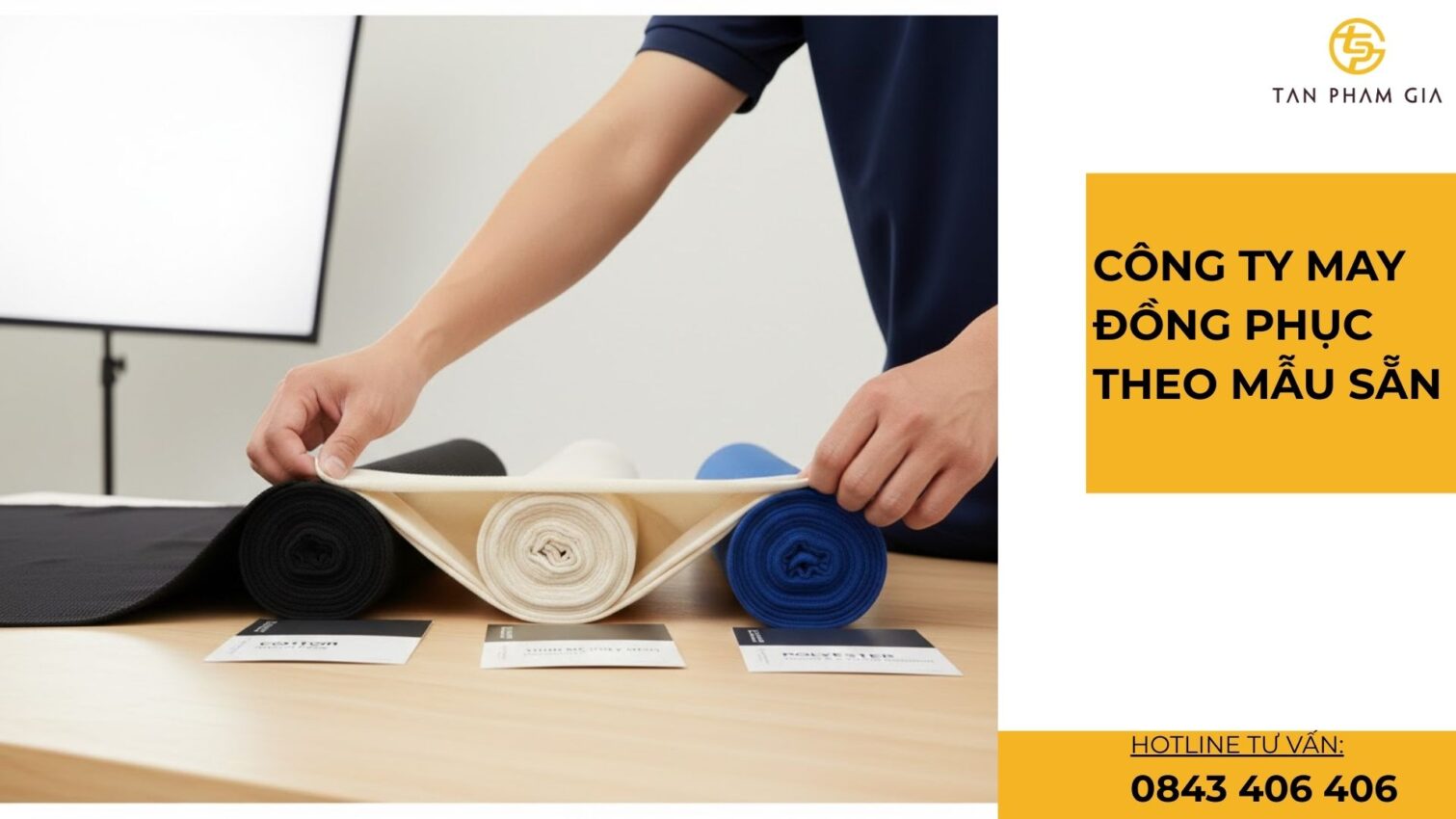 Công ty may đồng phục theo mẫu sẵn