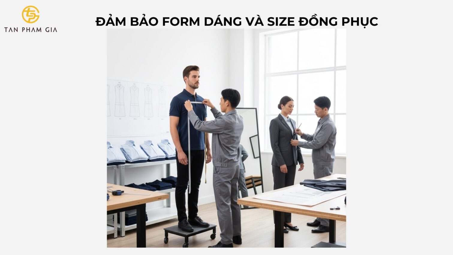 Xưởng May Đồng Phục In Logo Theo Yêu Cầu