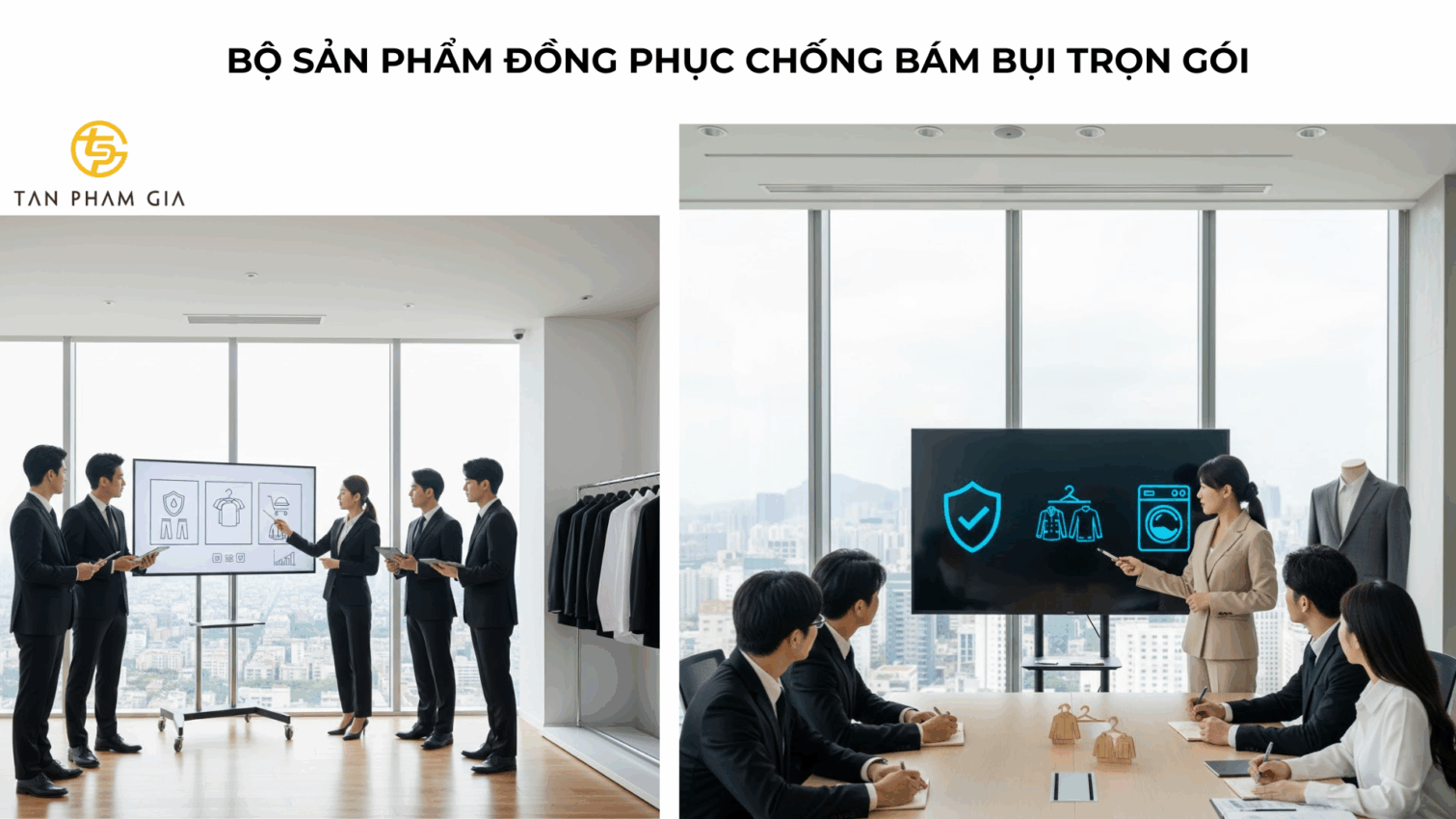 Xưởng May Đồng Phục Chống Bám Bụi