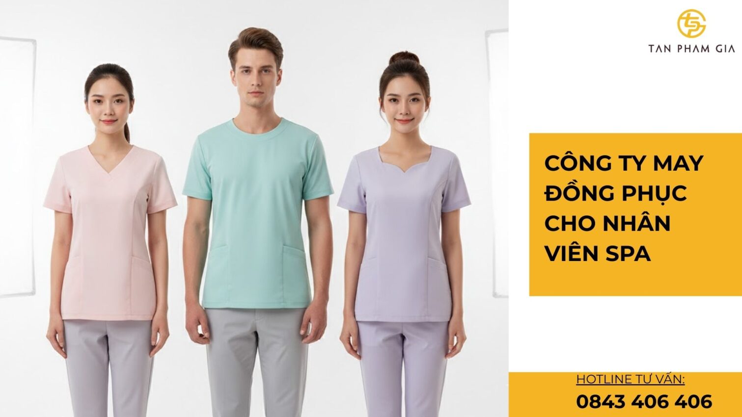 Công ty may đồng phục cho nhân viên spa