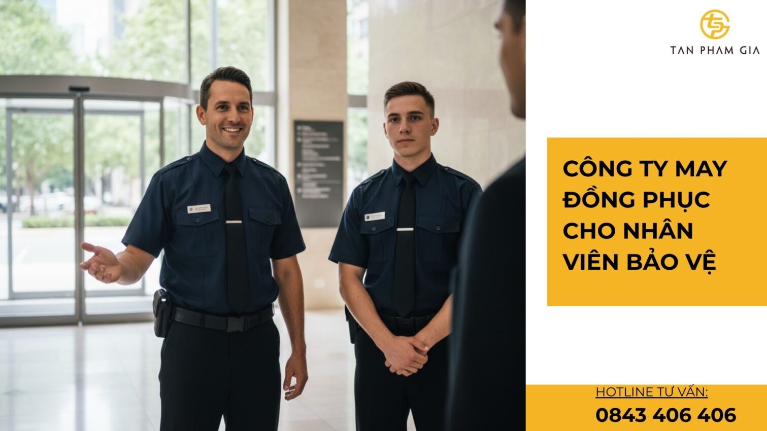 Công ty may đồng phục cho nhân viên bảo vệ