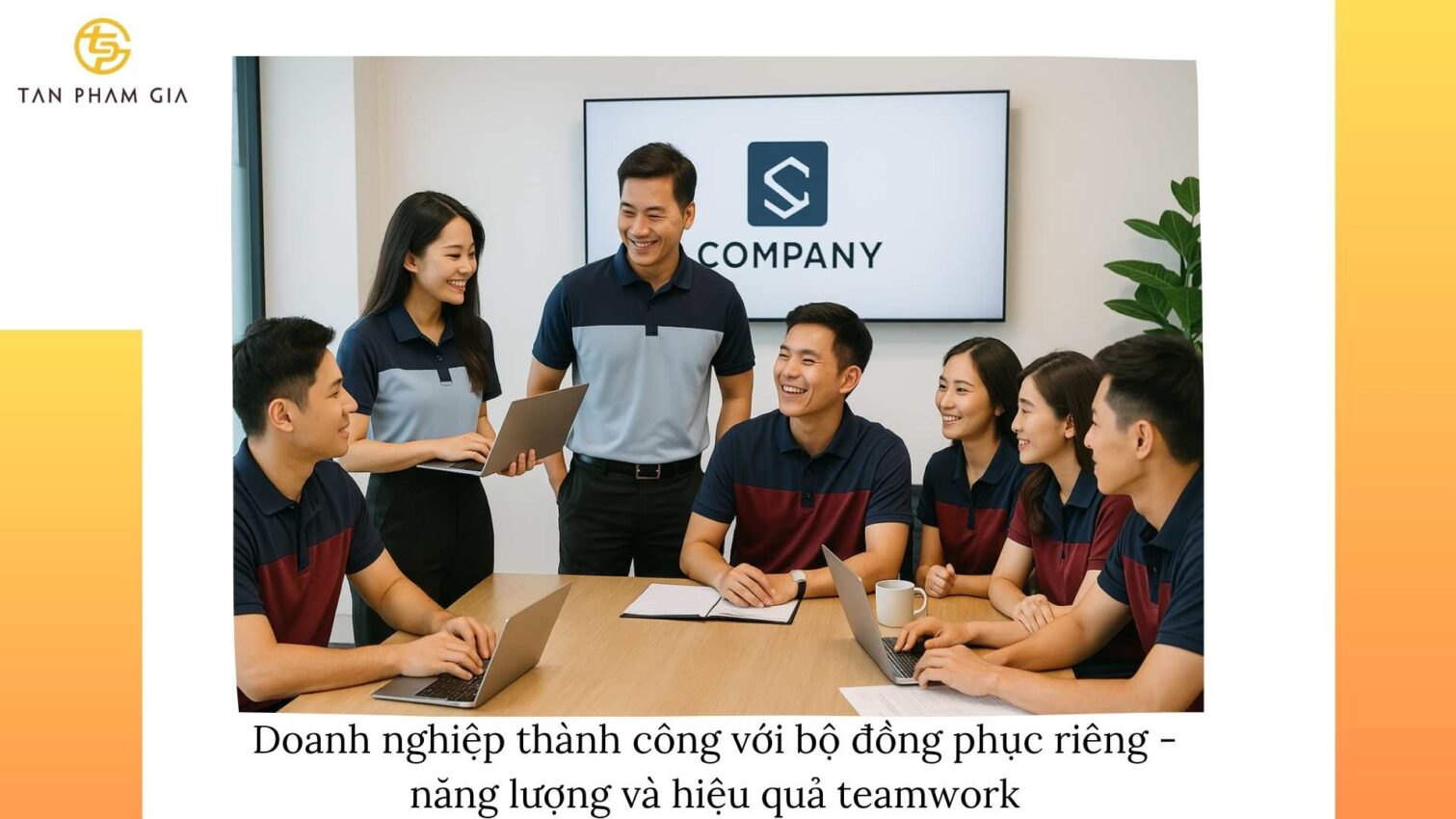 Công ty may đồng phục theo nhận diện thương hiệu