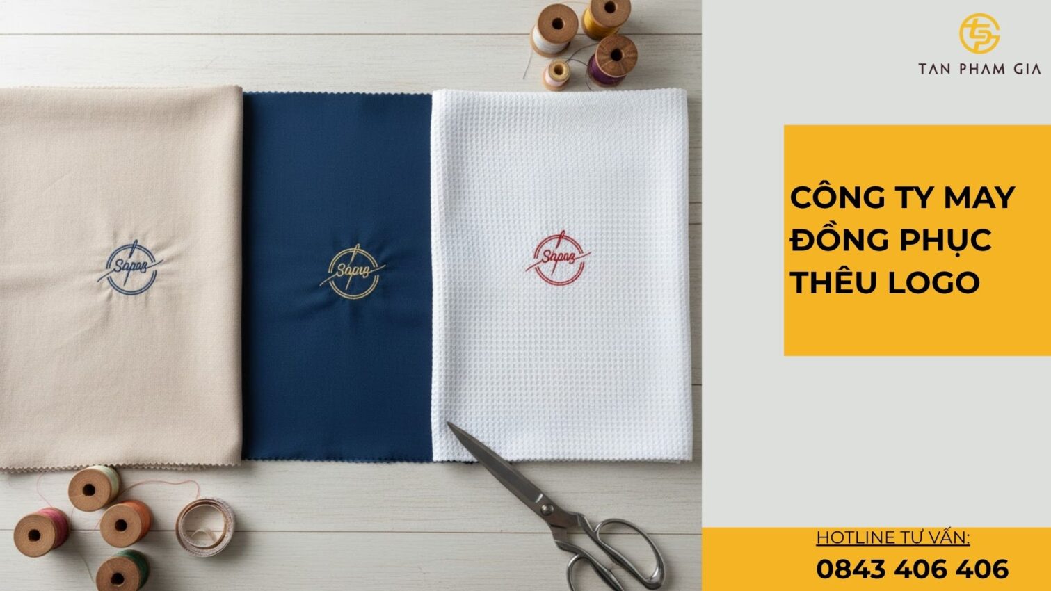 Công ty may đồng phục thêu logo