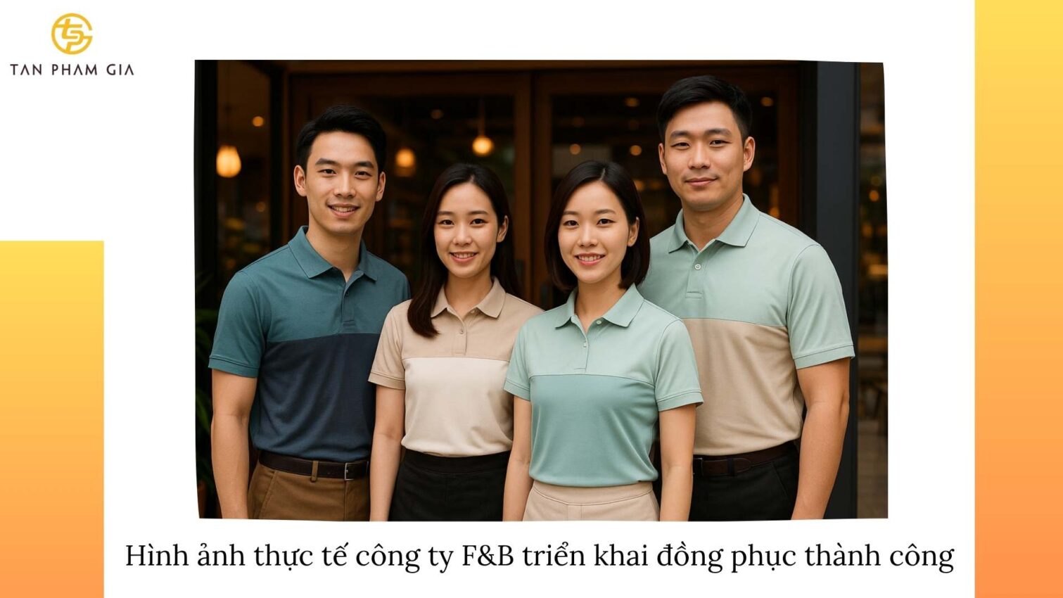 Công ty may đồng phục cho công ty dịch vụ ăn uống