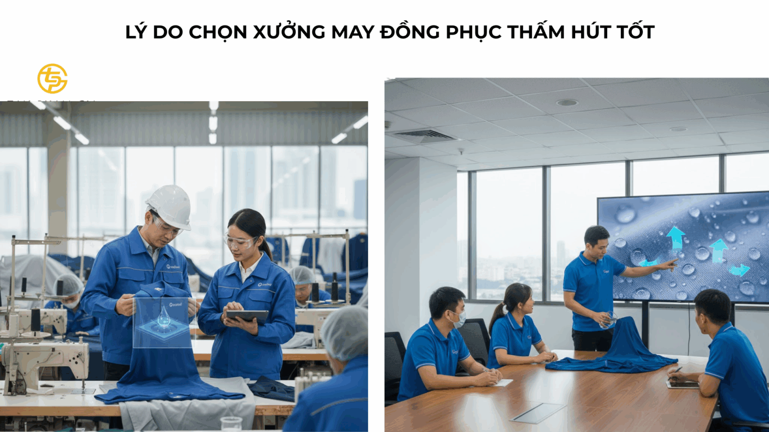 Xưởng May Đồng Phục Thấm Hút Tốt