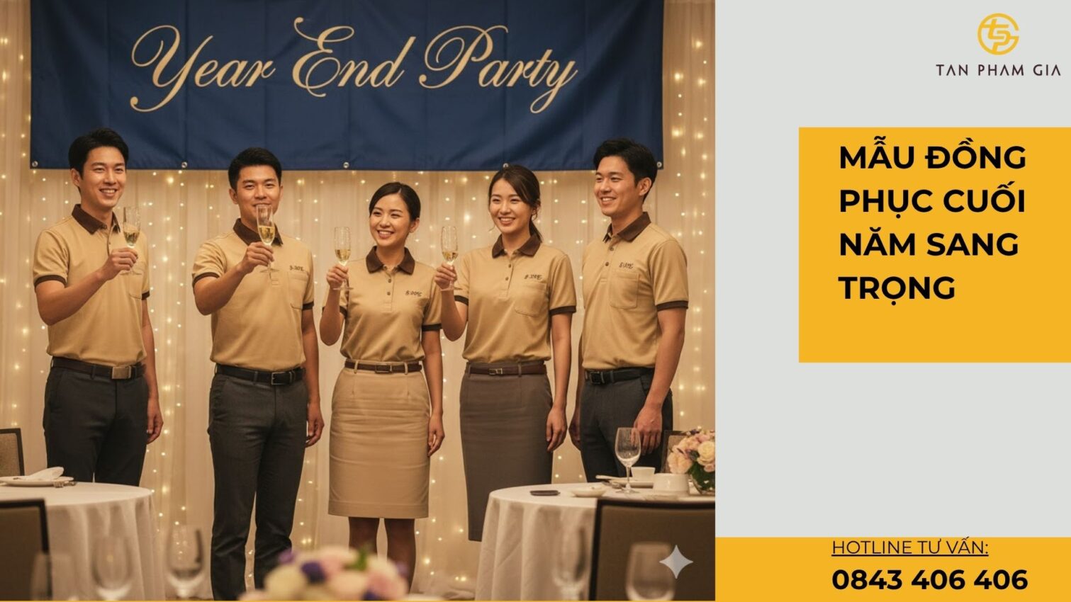 Mẫu Đồng Phục Cuối Năm Sang Trọng