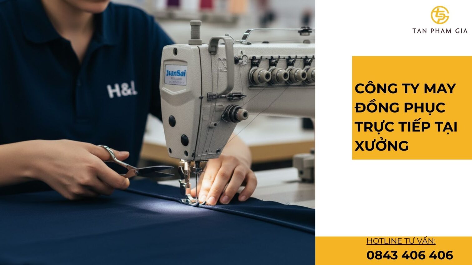 Công ty may đồng phục trực tiếp tại xưởng