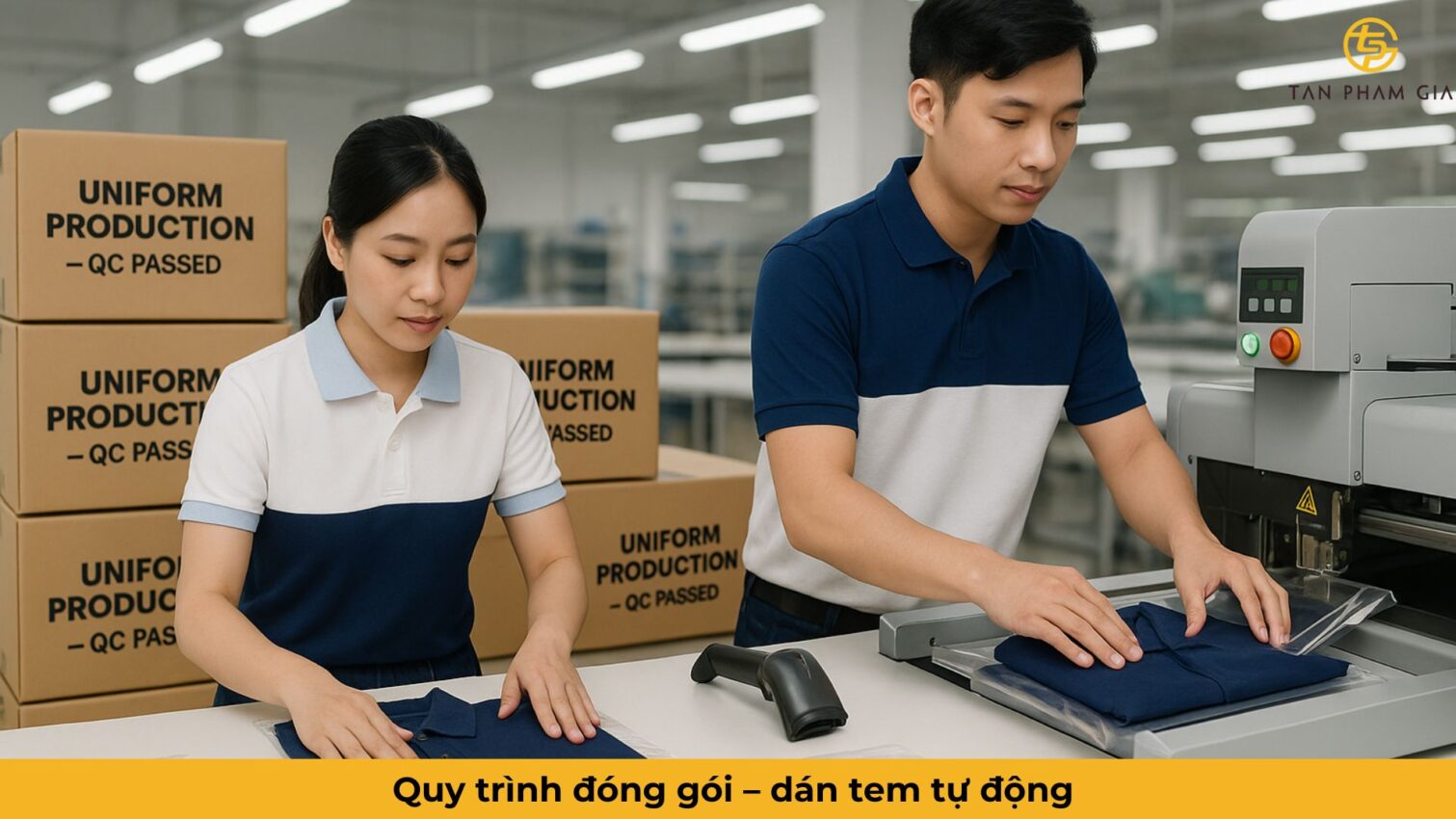 Công Ty May Gia Công Với Máy Hiện Đại