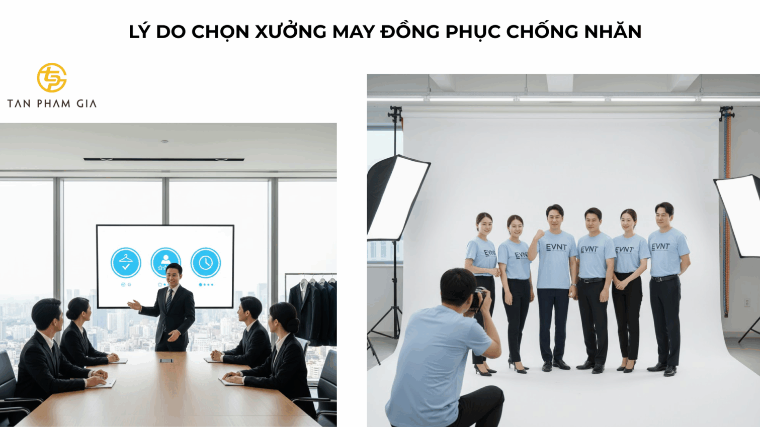 Xưởng May Đồng Phục Chống Nhăn