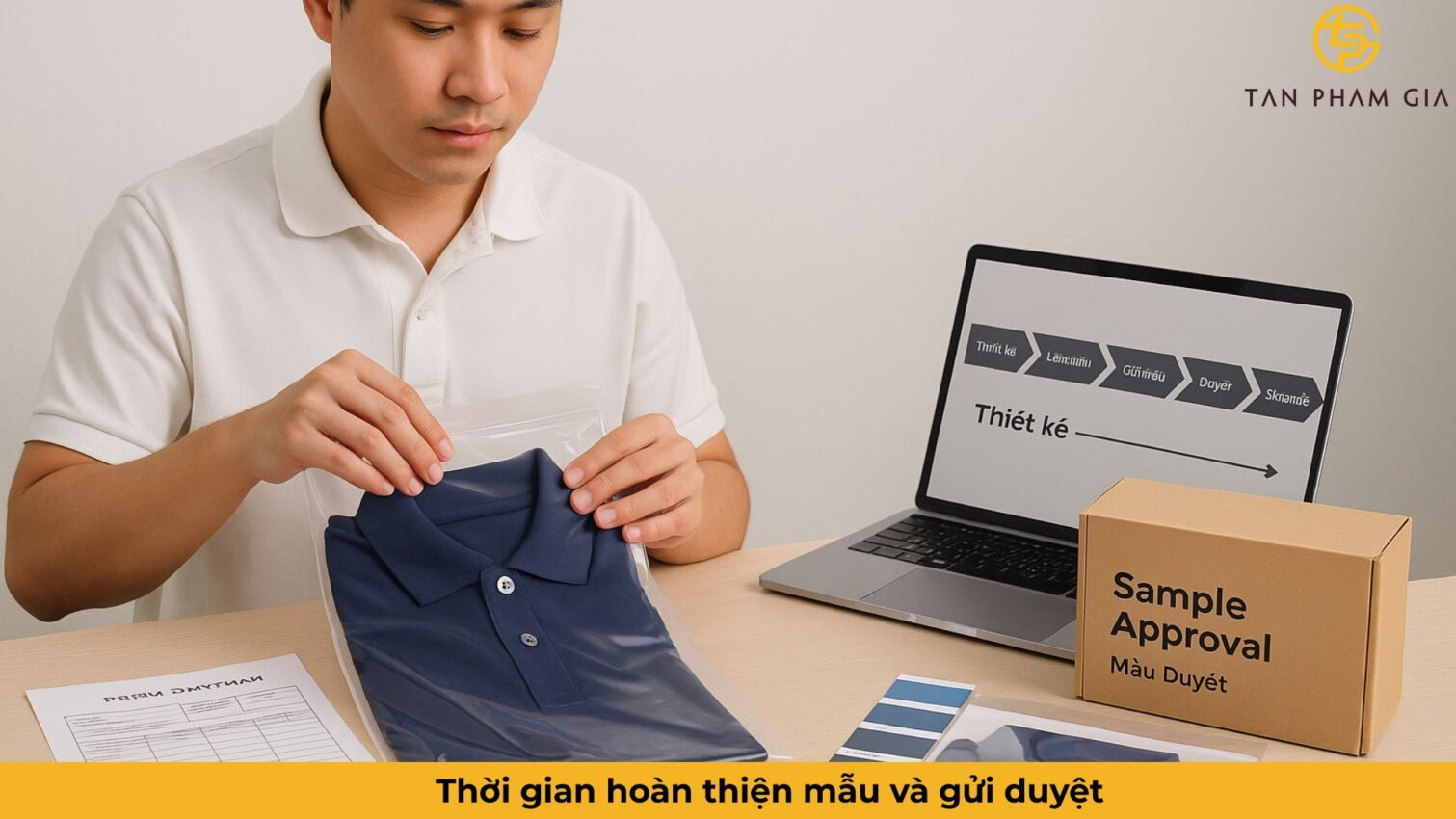Công Ty May Gia Công Nhận Duyệt Mẫu Trước