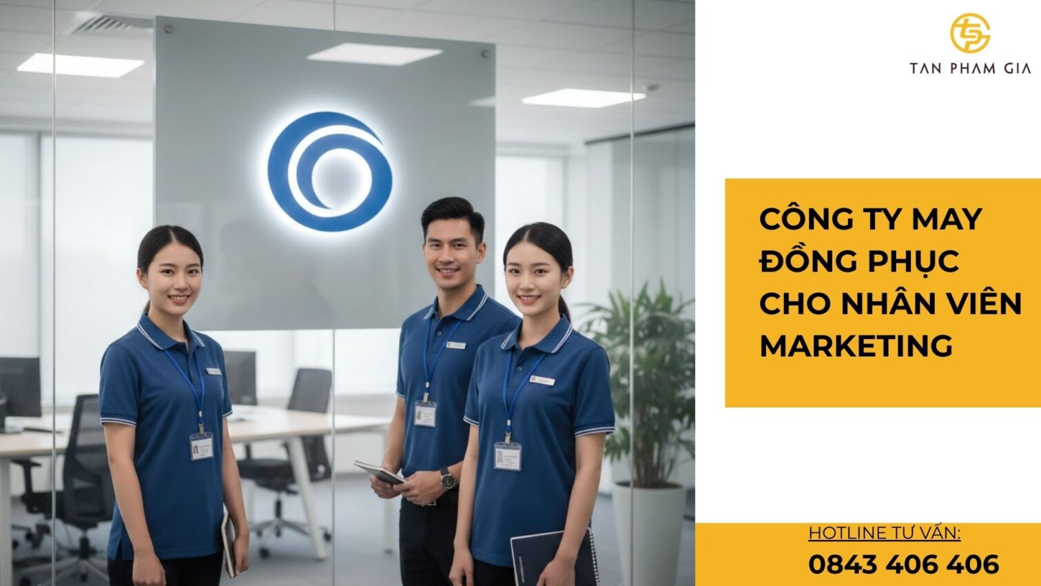 Công ty may đồng phục cho nhân viên marketing