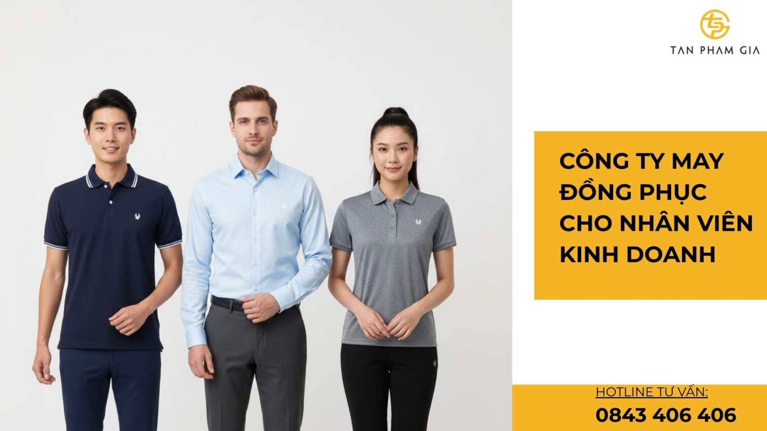 Công ty may đồng phục cho nhân viên kinh doanh