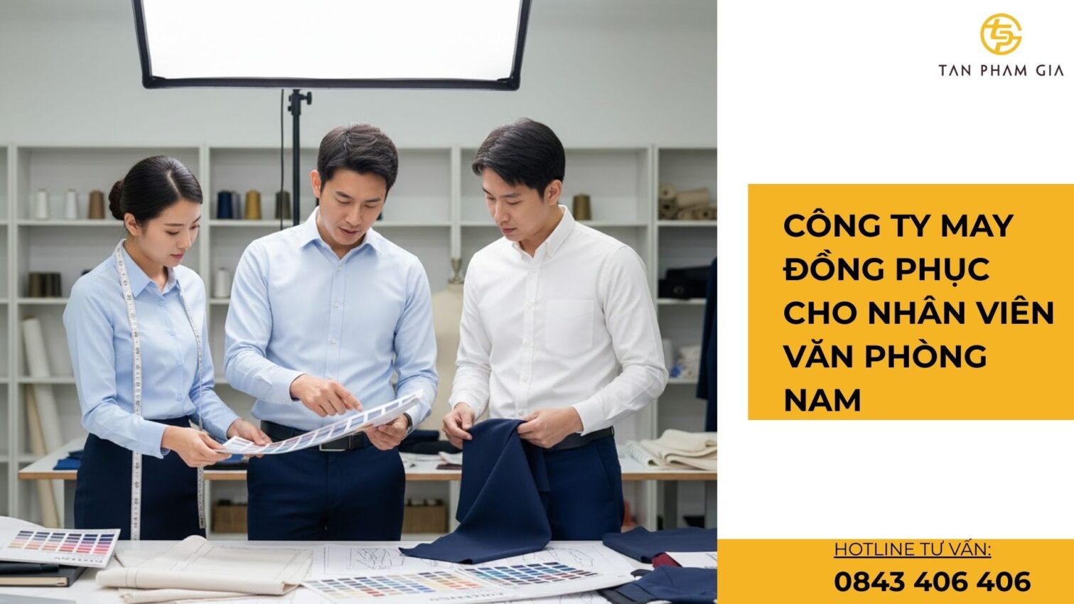 Công ty may đồng phục cho nhân viên văn phòng nam