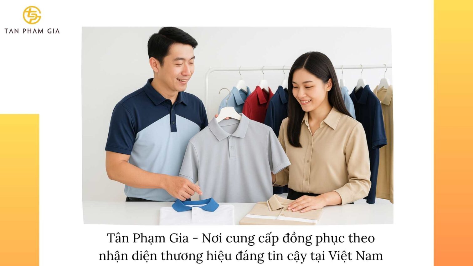 Công ty may đồng phục theo nhận diện thương hiệu