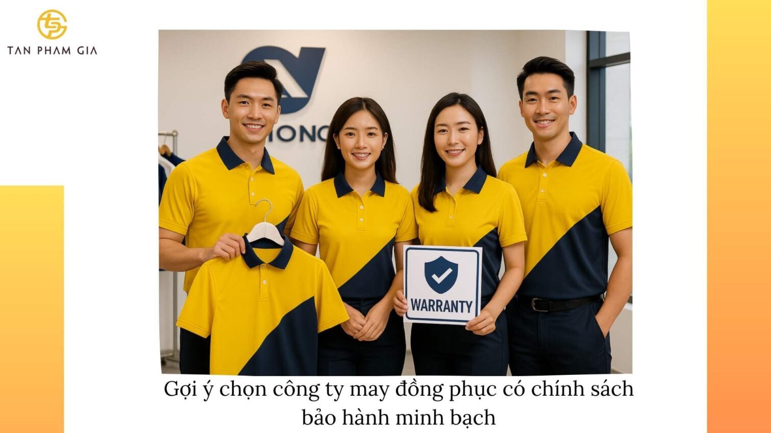 Công ty may đồng phục có chính sách bảo hành