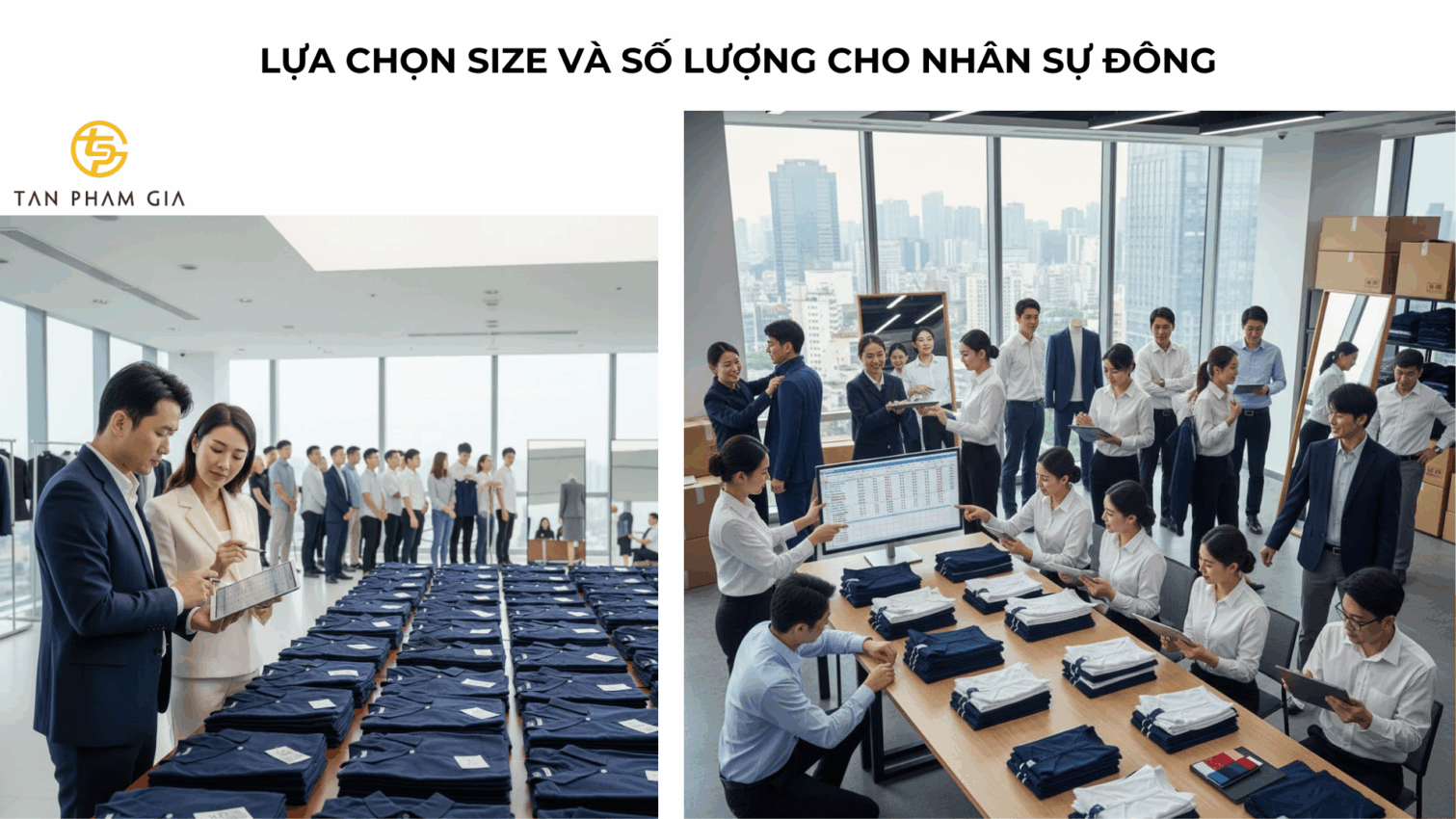 Xưởng May Đồng Phục Cho Công Ty Lớn