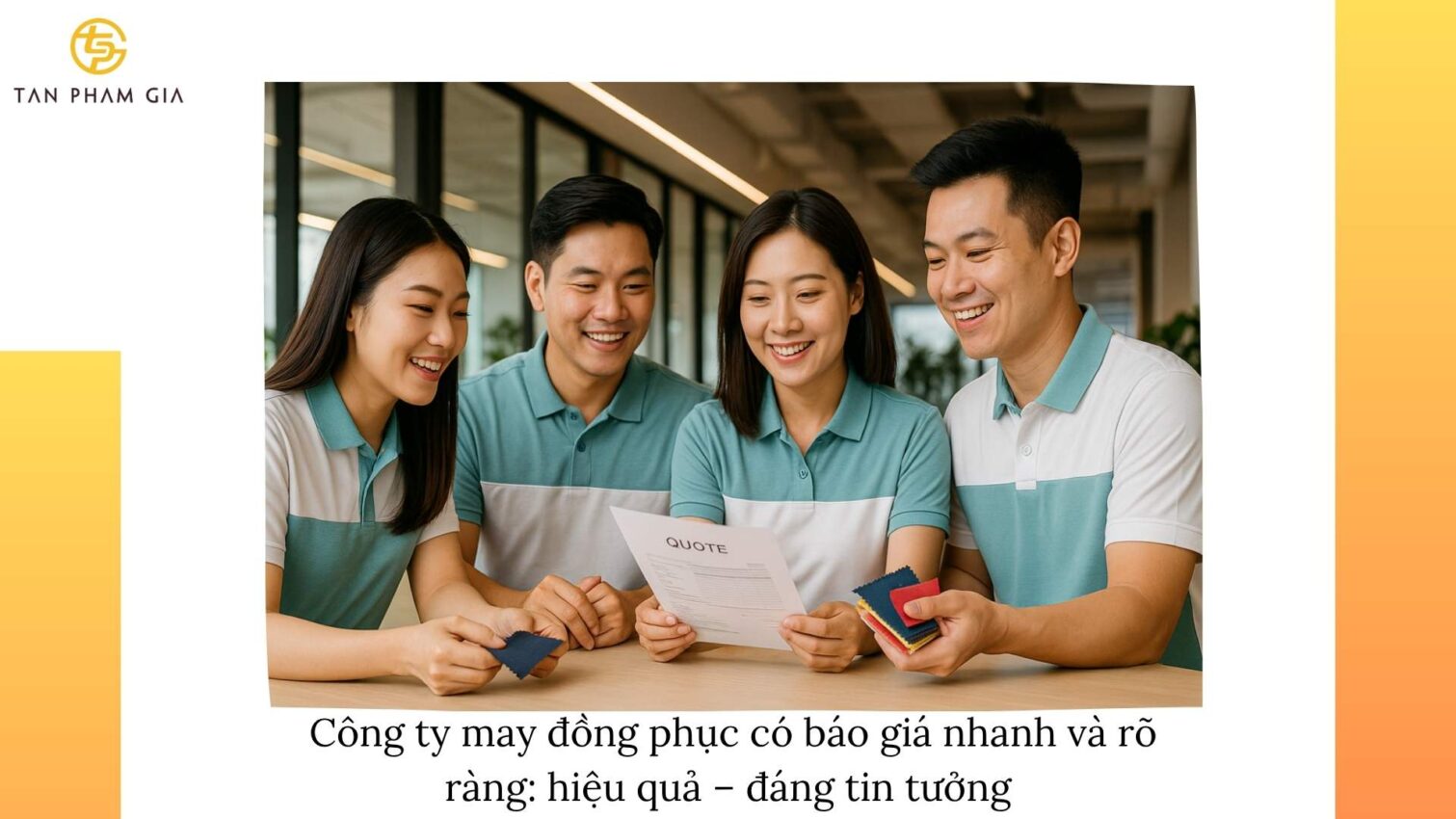 Công ty may đồng phục có báo giá nhanh