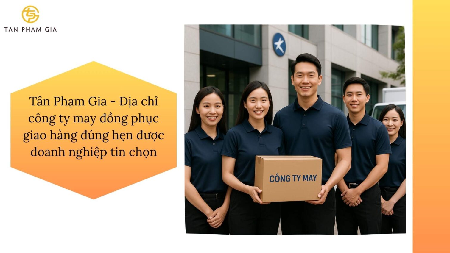 Công ty may đồng phục giao hàng đúng hẹn