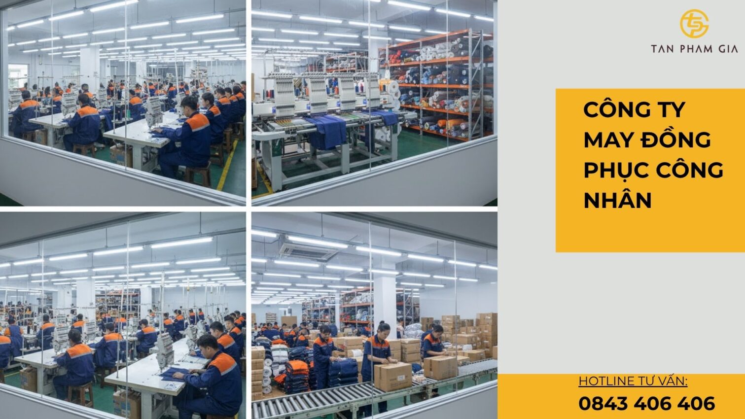 Công ty may đồng phục công nhân