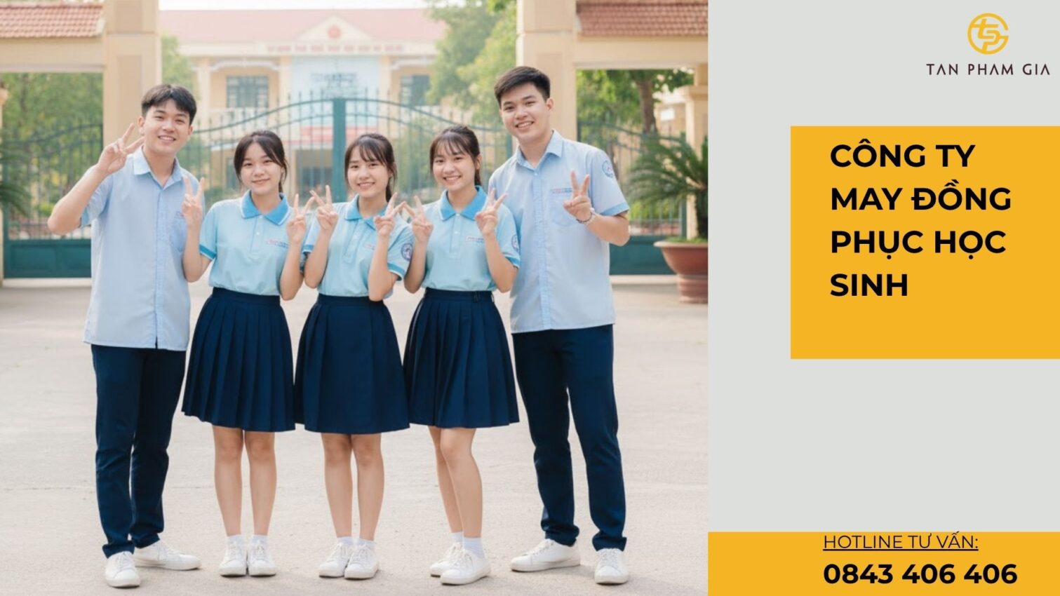 Công ty may đồng phục học sinh