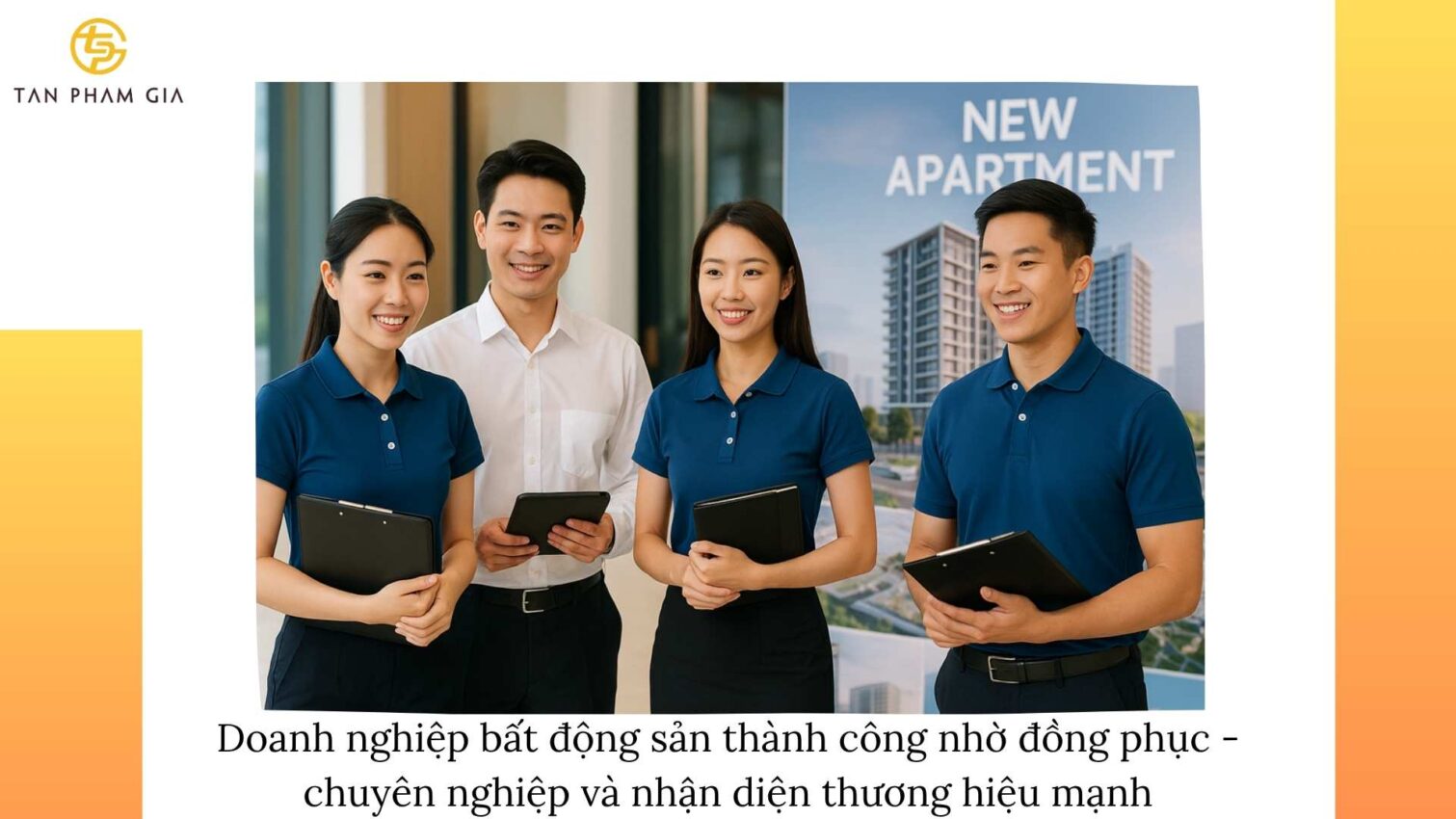 Công ty may đồng phục cho công ty bất động sản