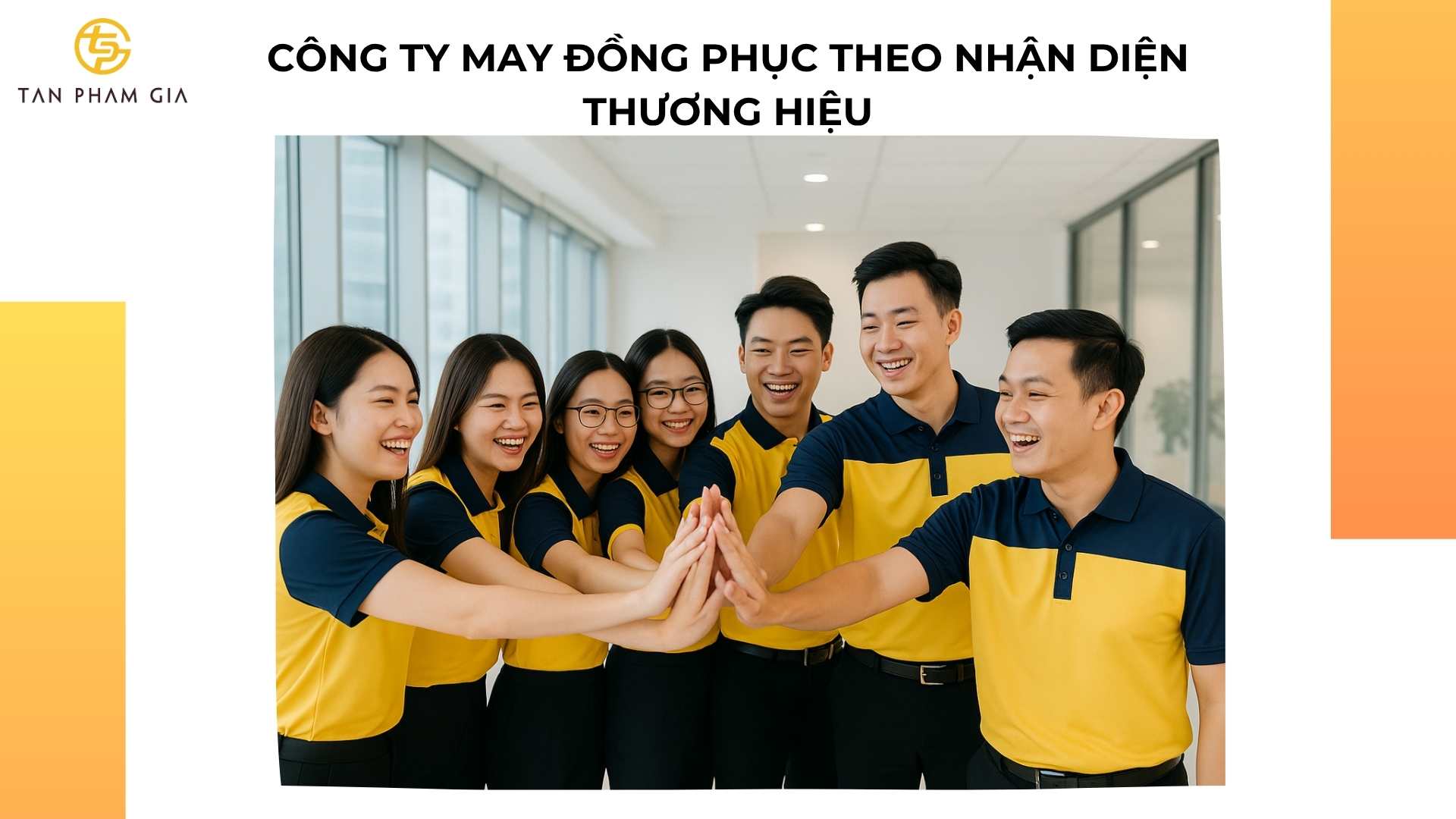 Công ty may đồng phục theo nhận diện thương hiệu