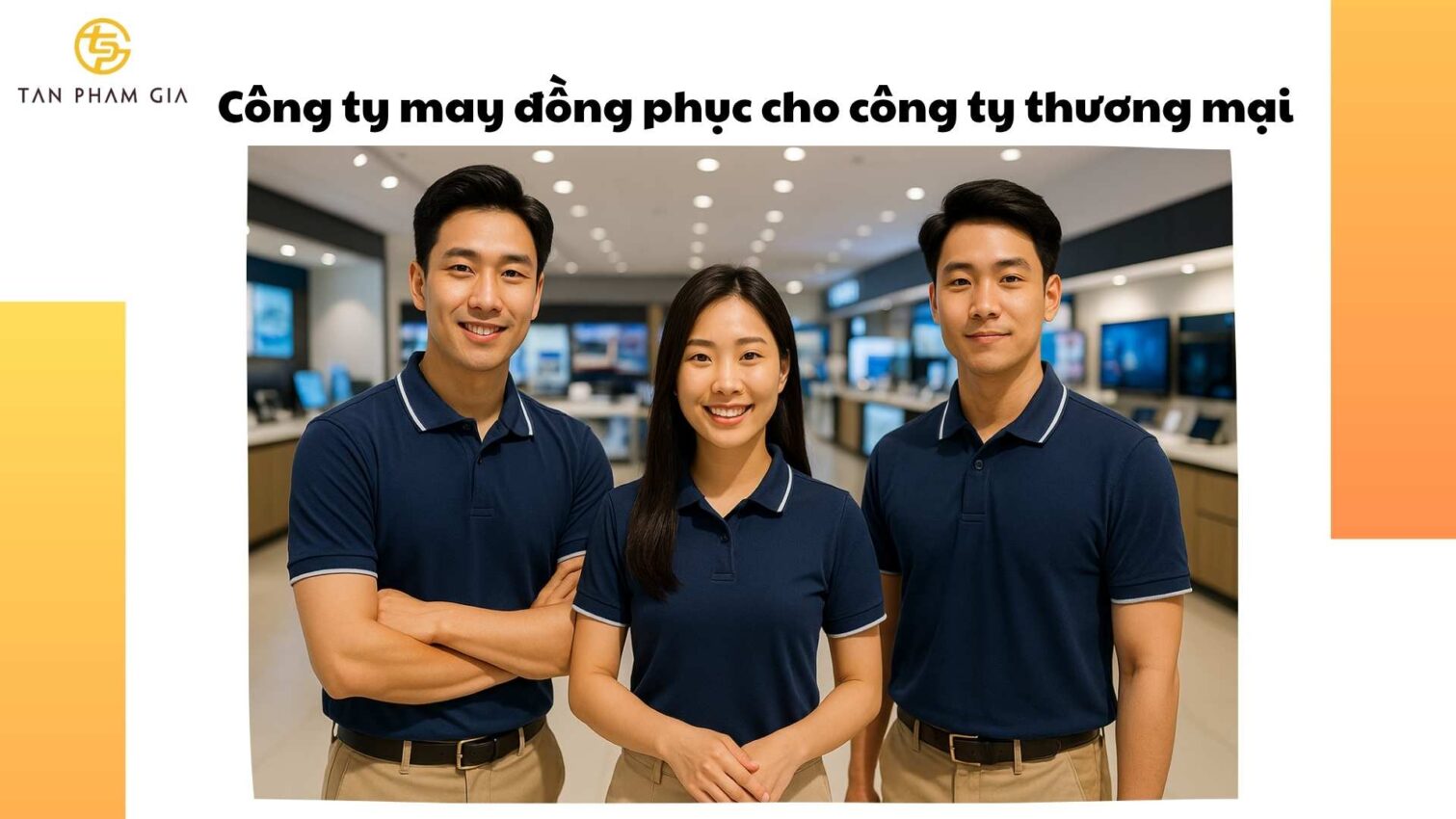 Công ty may đồng phục cho công ty thương mại