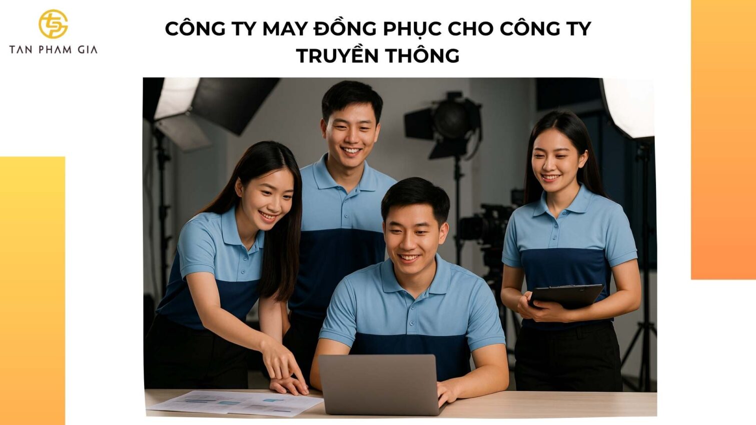 Công ty may đồng phục cho công ty truyền thông