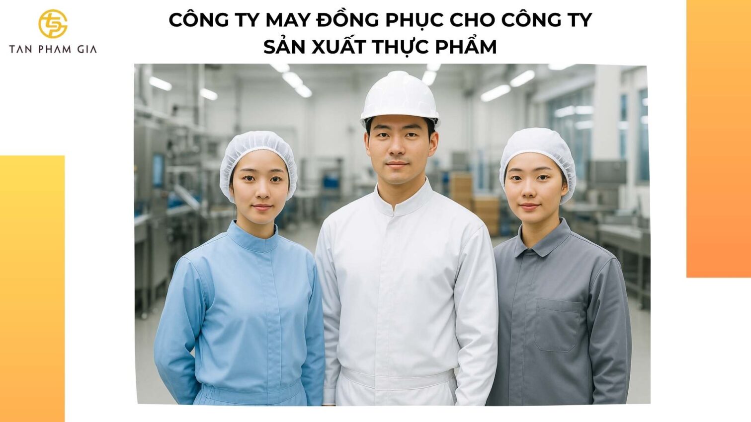 Công ty may đồng phục cho công ty sản xuất thực phẩm