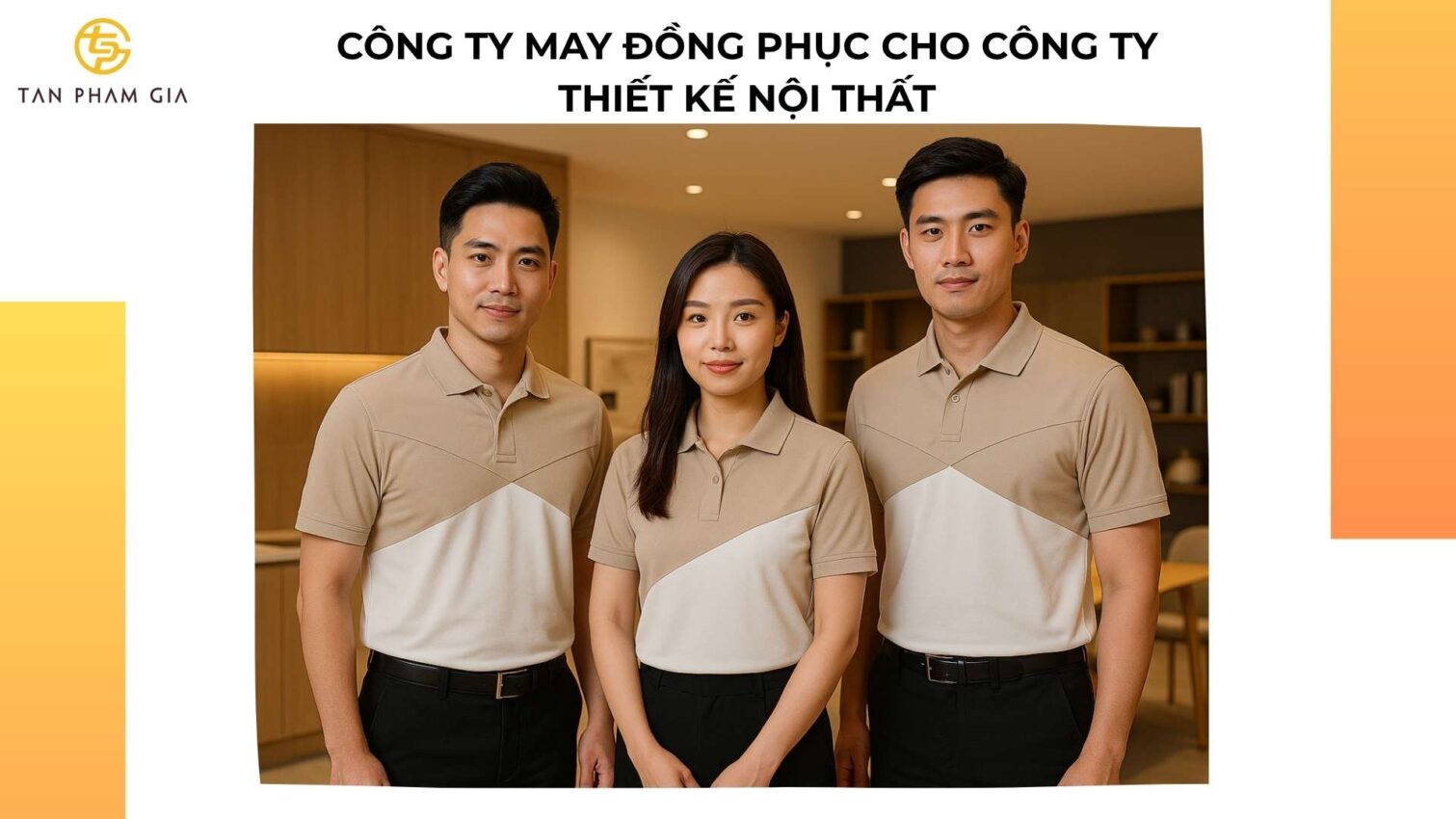 Công ty may đồng phục cho công ty thiết kế nội thất
