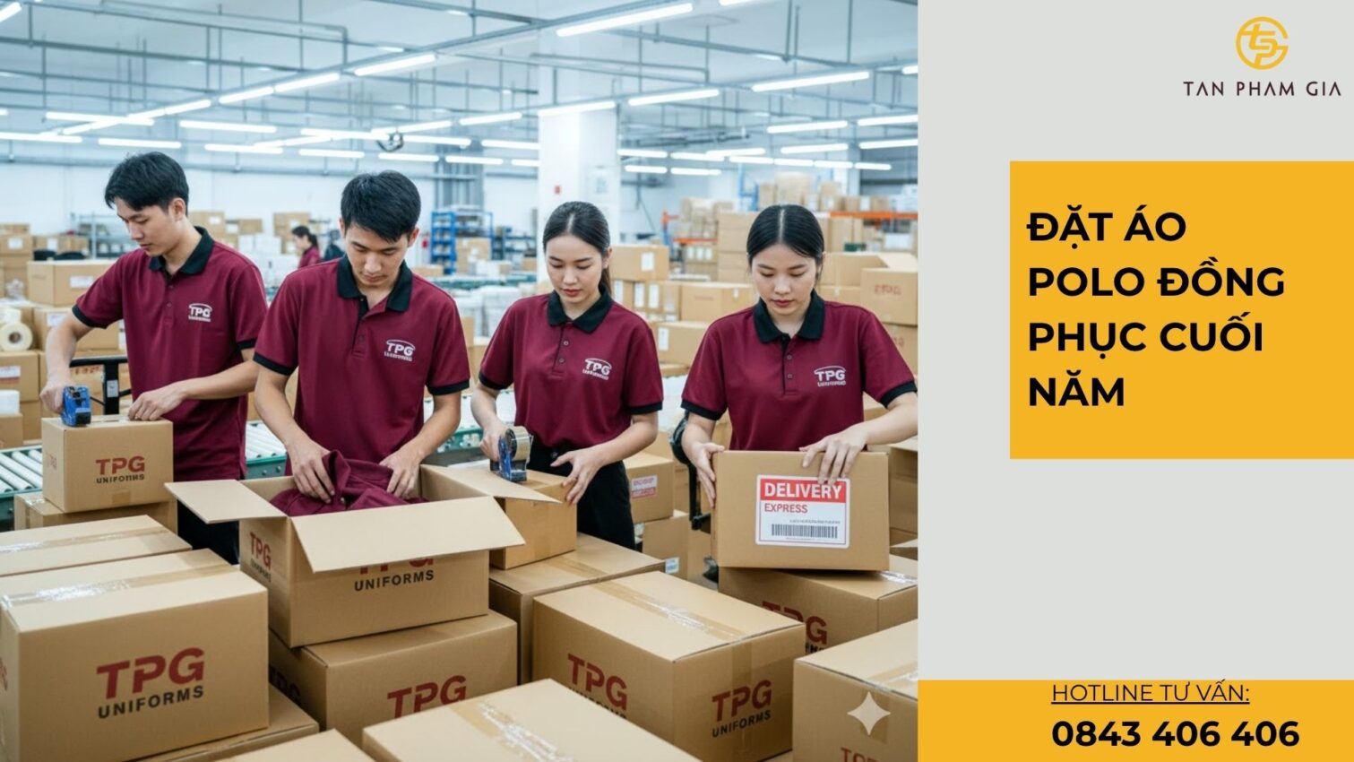 Đặt Áo Polo Đồng Phục Cuối Năm