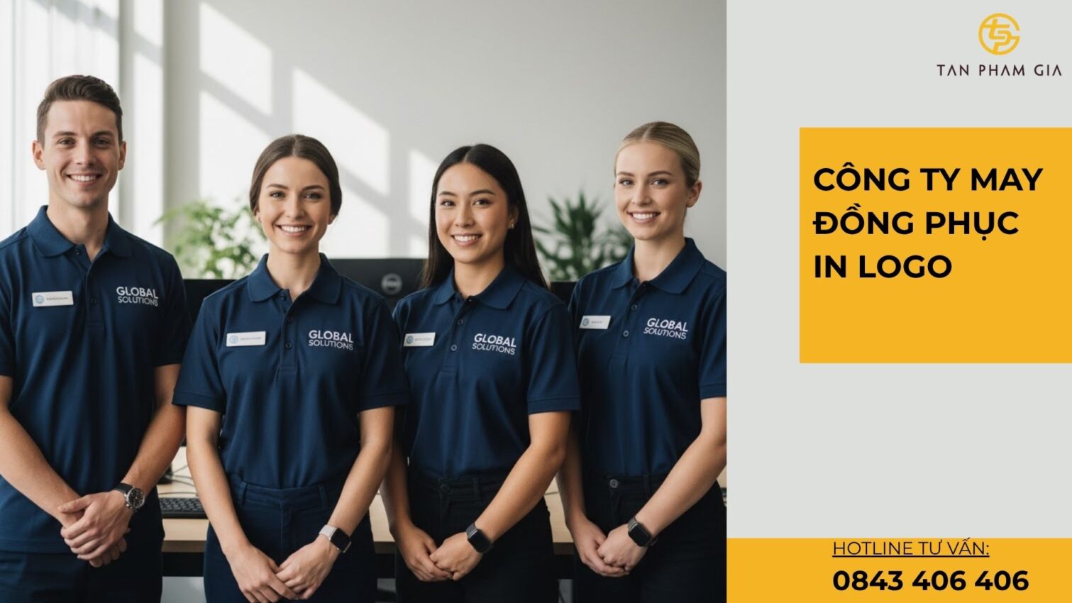 Công ty may đồng phục in logo