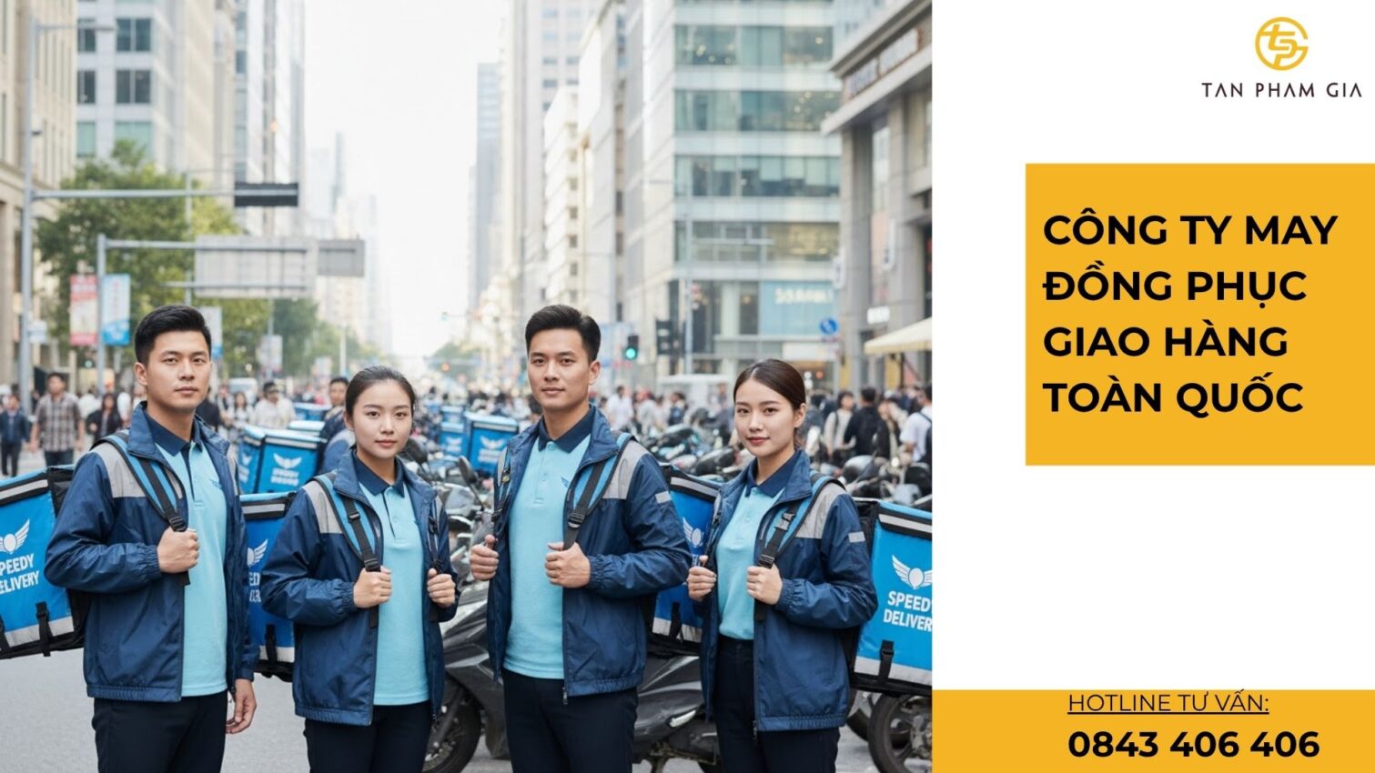 Công ty may đồng phục giao hàng toàn quốc