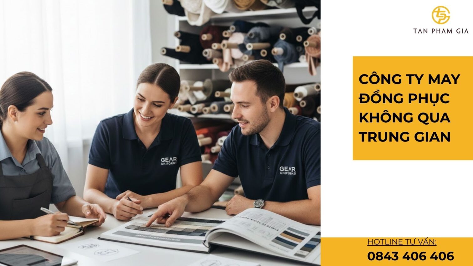 Công ty may đồng phục không qua trung gian