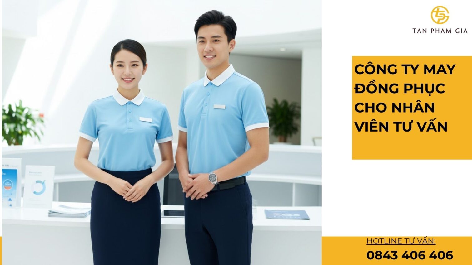 Công ty may đồng phục cho nhân viên tư vấn