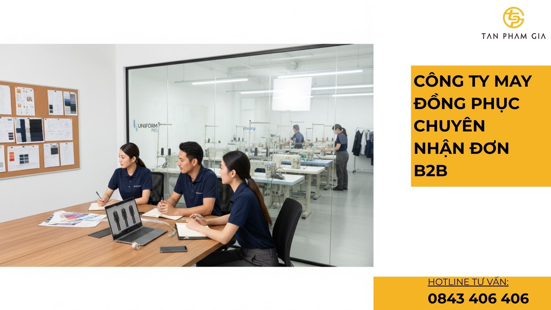 Công ty may đồng phục chuyên nhận đơn B2B