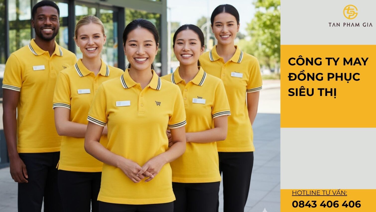 Công ty may đồng phục siêu thị