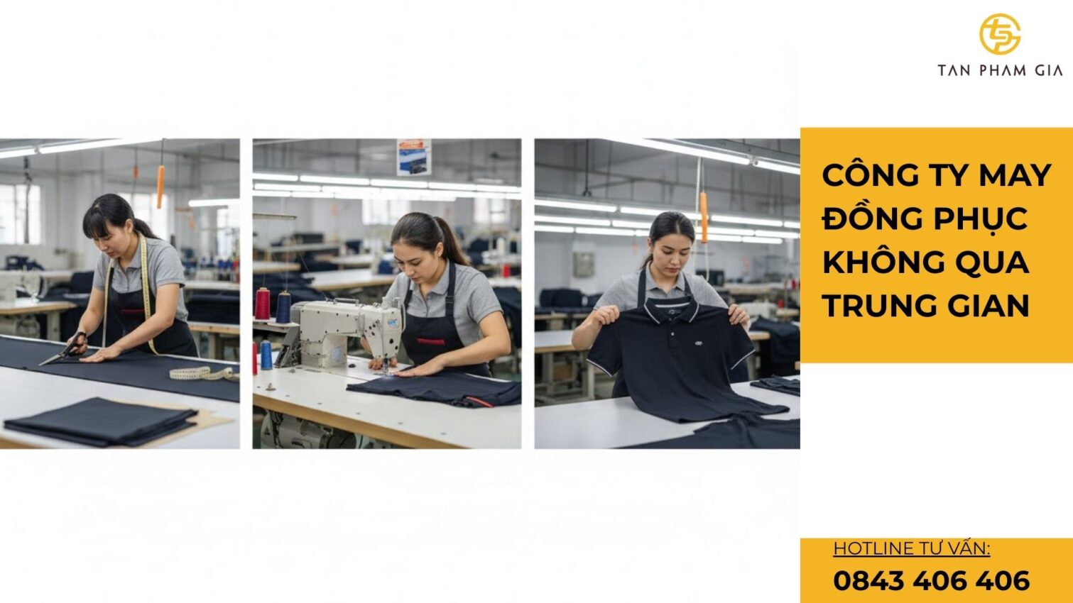 Công ty may đồng phục không qua trung gian
