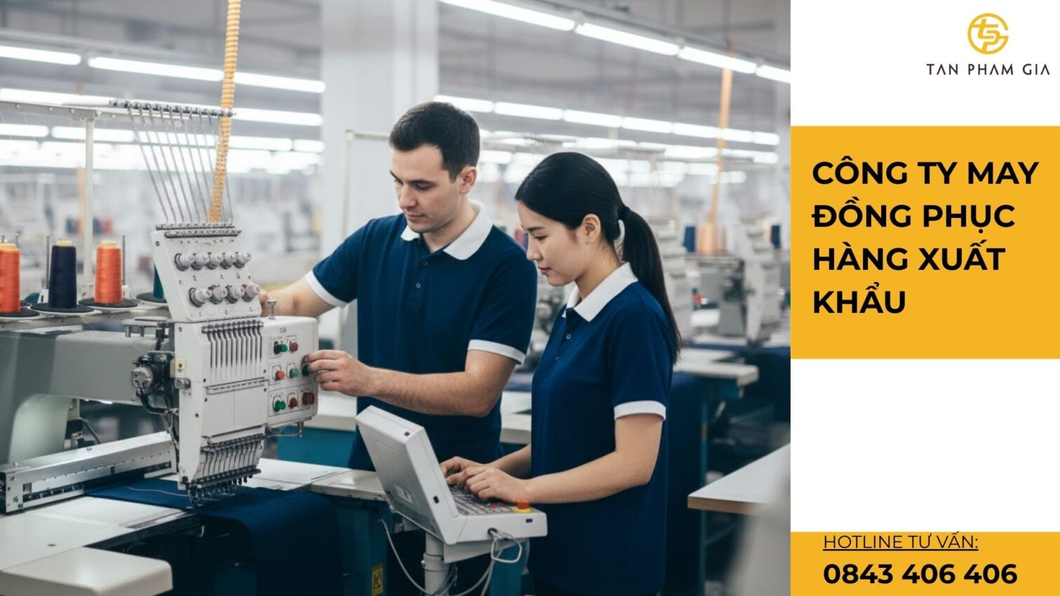 Công ty may đồng phục hàng xuất khẩu