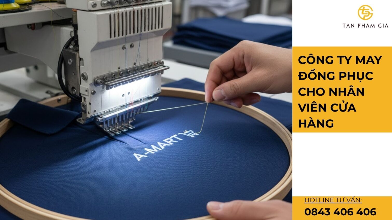 Công ty may đồng phục cho nhân viên cửa hàng