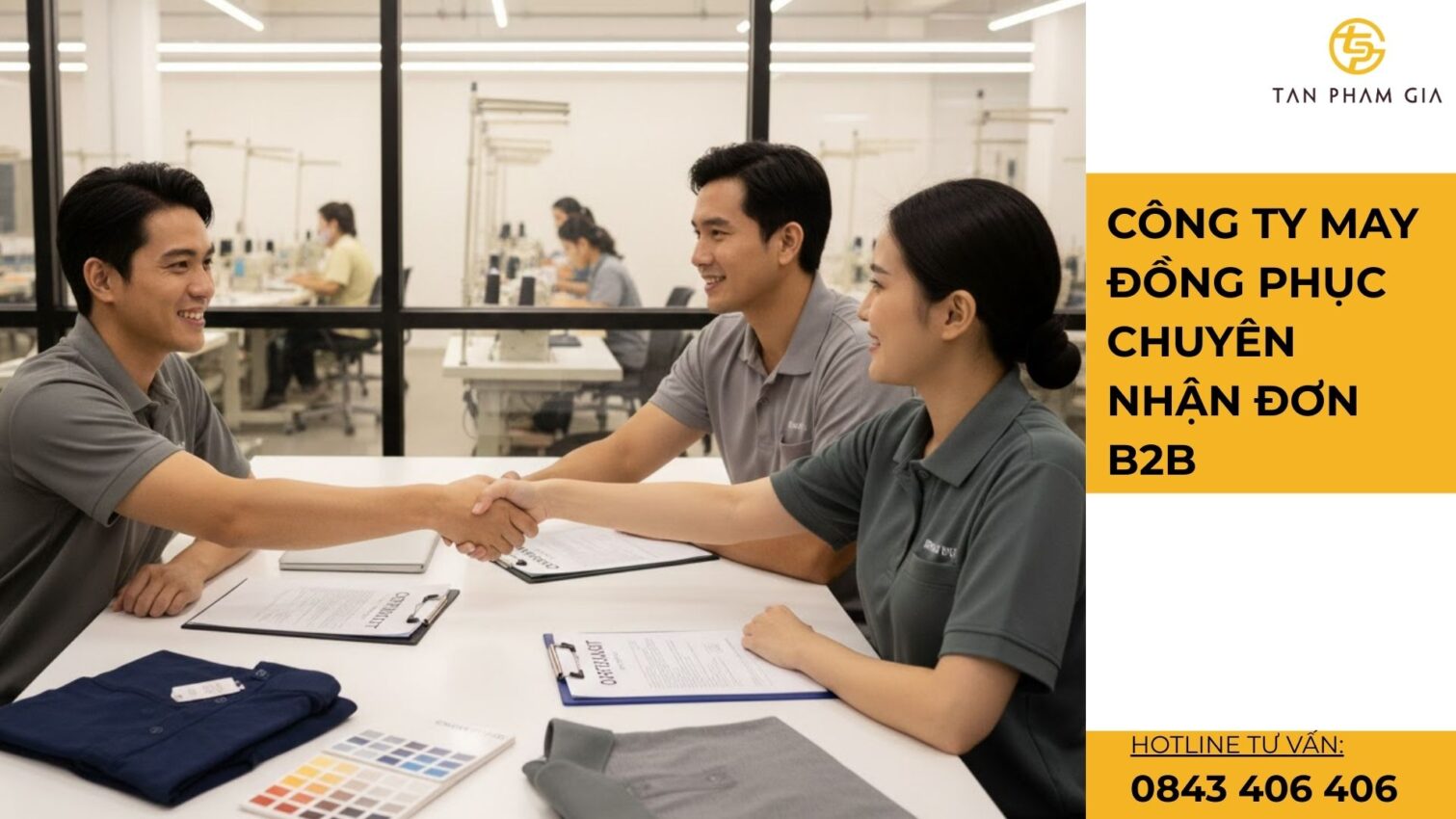 Công ty may đồng phục chuyên nhận đơn B2B